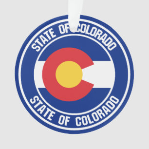 Ornamento Colorado Round Emblem
