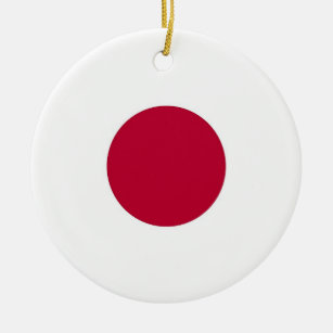 Ornamento com a bandeira de Japão