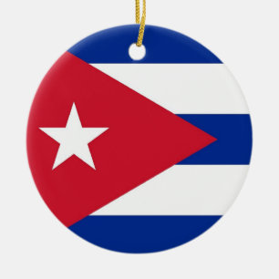 Ornamento com bandeira cubana
