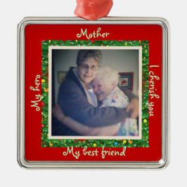 Ornamento com família, Enfeites de natal-mãe