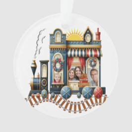 Ornamento Comboio de Fotografias de precioso Todas as Ocasiõ