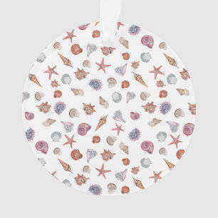 Ornamento Composição Subaquática em Aquarela Série Design 4