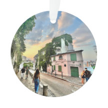 Condecoração de árvores de Natal parisiense (frent