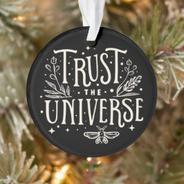 Ornamento Confie na lei universal da atração espiritual