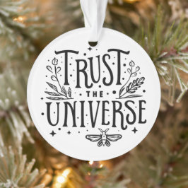 Ornamento Confie no universo