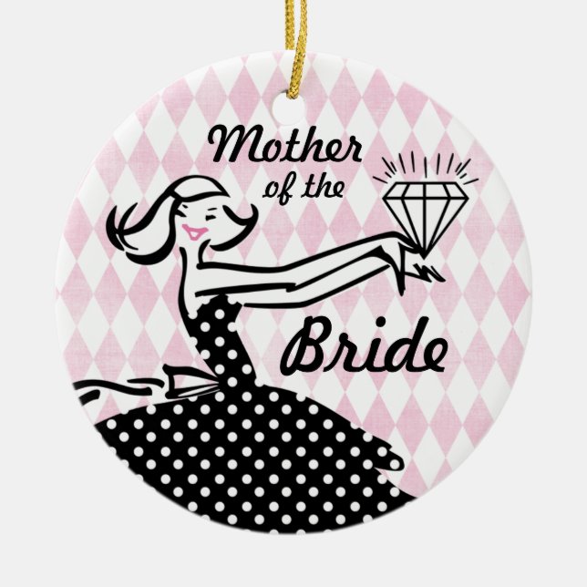 Ornamento contratado retro da lembrança II (Frente)