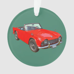 Ornamento Convertible vermelho SportsCar de Triumph Tr4