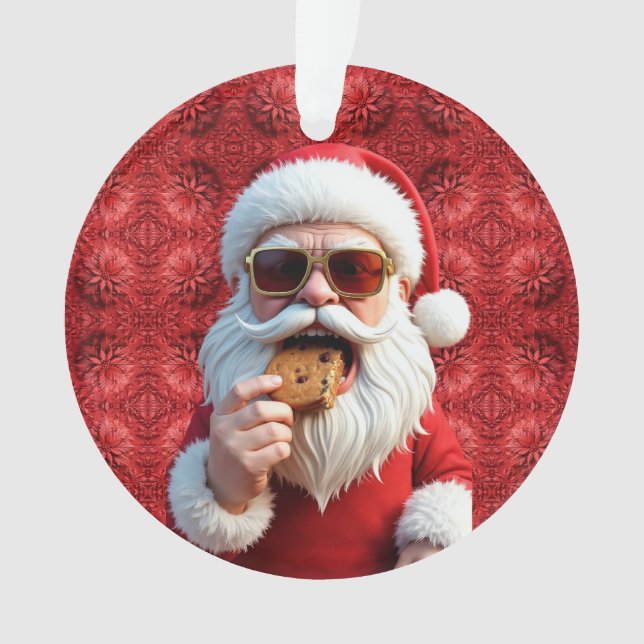 Ornamento Cool Santa Claus (Frente)