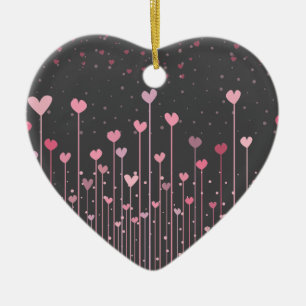 Ornamento cor-de-rosa bonito do dia dos namorados