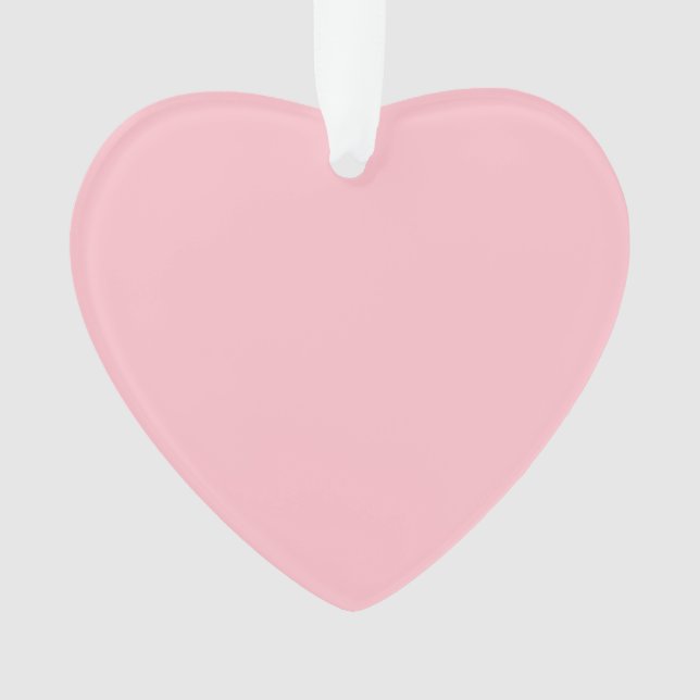 Ornamento Cor-de-rosa sólido quente (Frente)