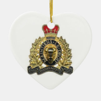 Ornamento coração heart rcmp