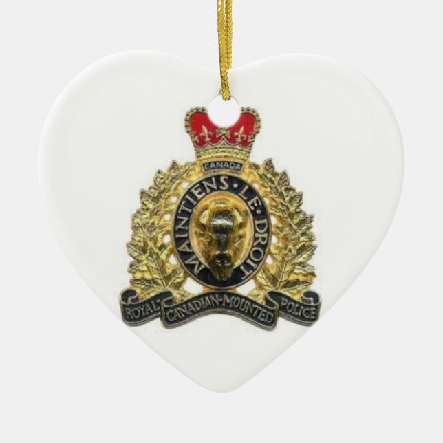 Ornamento coração heart rcmp (Frente)