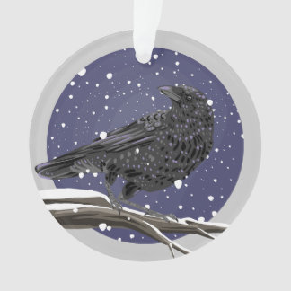 Ornamento Corvo de Inverno