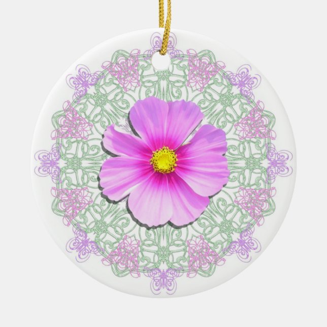 Ornamento - Cosmos Bi-Color no Lace (Frente)