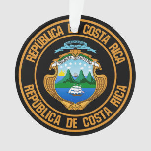 Ornamento Costa Rica Round Emblem