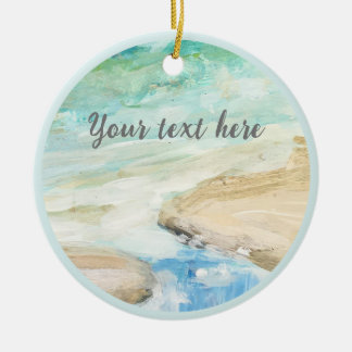Ornamento Costeiro de praia pacífica