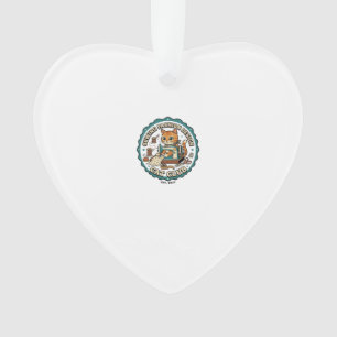 Ornamento Costura Design de Moda Gato Presente para Amantes