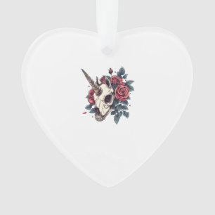 Ornamento Cráneo Floral Unicornio (1)
