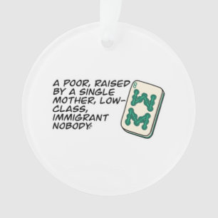 Ornamento Crazy Rich Asians Mahjong citou Classic