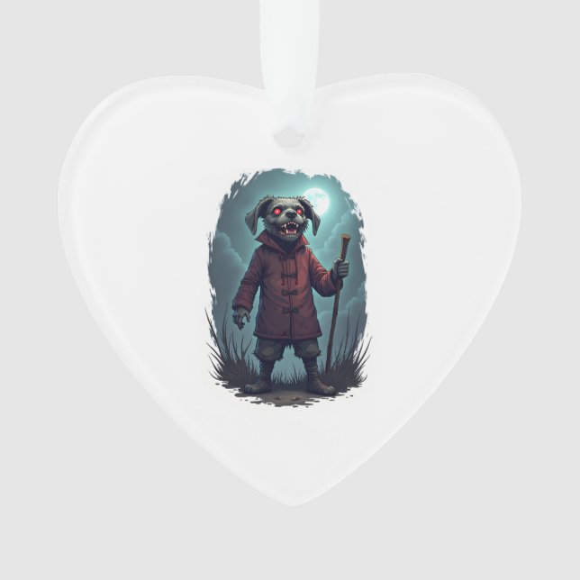 Ornamento Creepy Cane Corso (Frente)