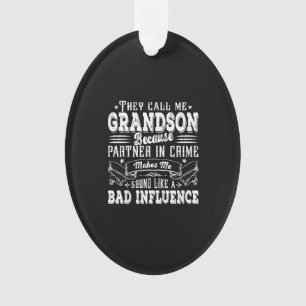 Ornamento Crianças Engraçado Avô Pai Influência Dia de os pa