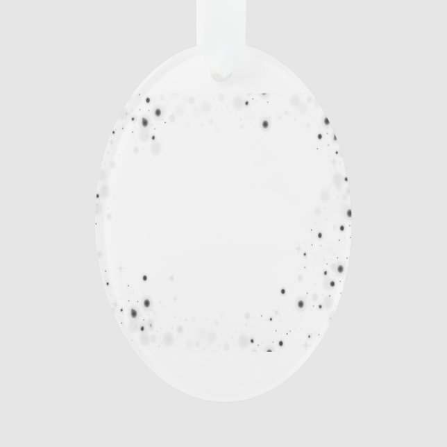 Ornamento Crie seu personalizado personalizado (Frente)