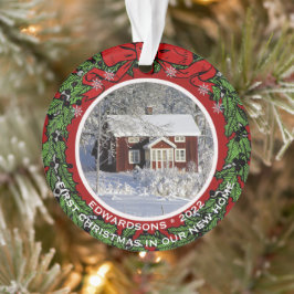 Ornamento Crie seu primeiro natal em nossa nova casa