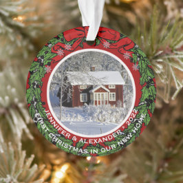 Ornamento Crie seu primeiro natal em nossa nova casa