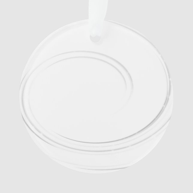 Ornamento Crie seu próprio personalizado (Frente)