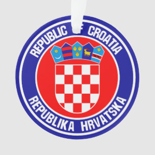 Ornamento Croácia Round Emblem
