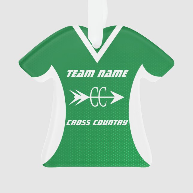Ornamento Cross Country Green Sports Jersey (Frente)