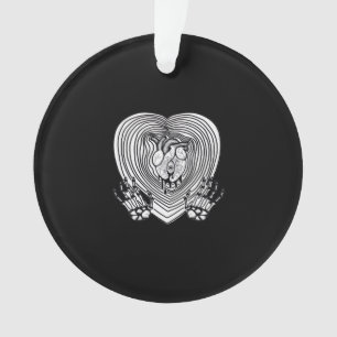 Ornamento Crying Heart Classic - Skeleton mãos Heart