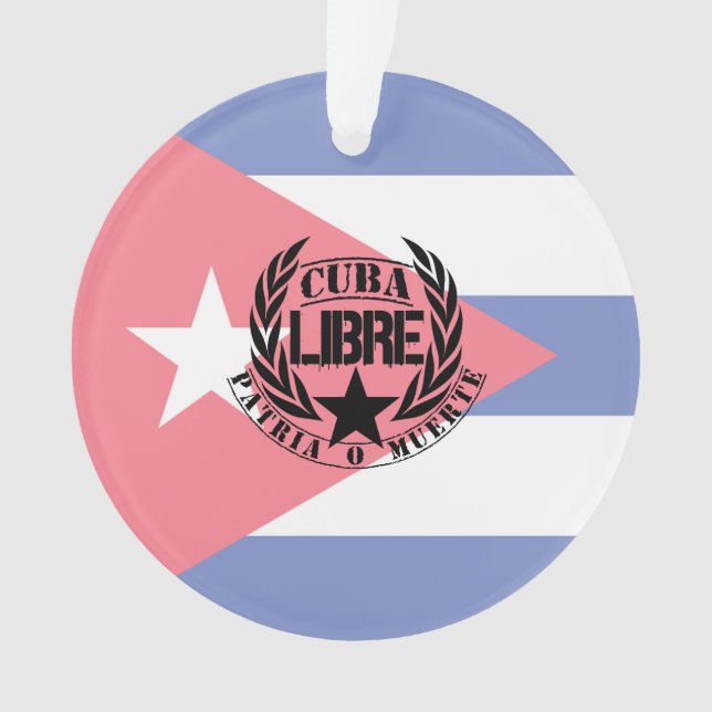 Ornamento Cuba Libre Motto Laurels (Frente)