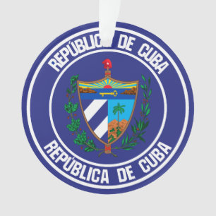 Ornamento Cuba Round Emblem