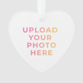 Ornamento Custom Ornament | Photo, Name & Family Keepsake