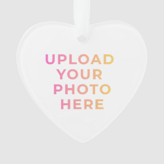 Ornamento Custom Ornament | Photo, Name & Family Keepsake