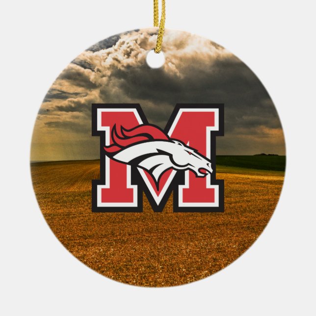 Ornamento customizável da árvore (Frente)