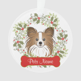 Ornamento customizável de Papillon