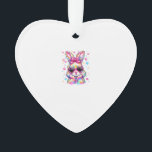 Ornamento Cute Coquette Tie Dye Rabbit Easter Bunny Women Gi<br><div class="desc">Cute Coquette Tie Dye Rabbit Easter Bunny Women Girl Kid T-Shirt</div>