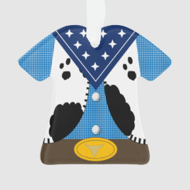 Ornamento Cute Cowboy Personalized Ornament
