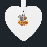 Ornamento Cute Happy Thanksgiving Squirrel Classic T-Shirt<br><div class="desc">Cute Happy Thanksgiving Squirrel Classic T-Shirt</div>