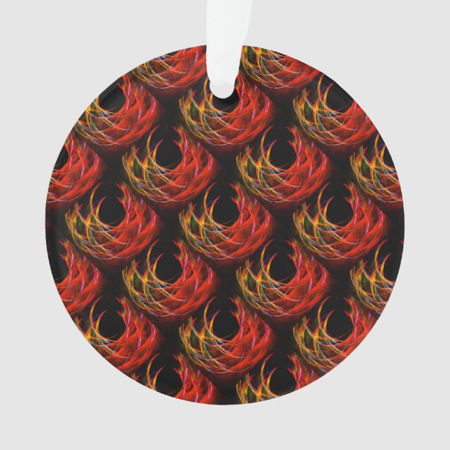 Ornamento Cute Modern Boho Elegant Abstract Art Pattern #503 (Frente)