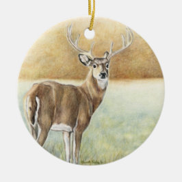 Ornamento da arte dos cervos de Whitetail