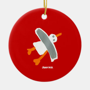 Ornamento da arte: Gaivota do tintureiro de John