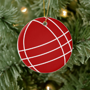 Ornamento da árvore de Natal da bola de Bocce