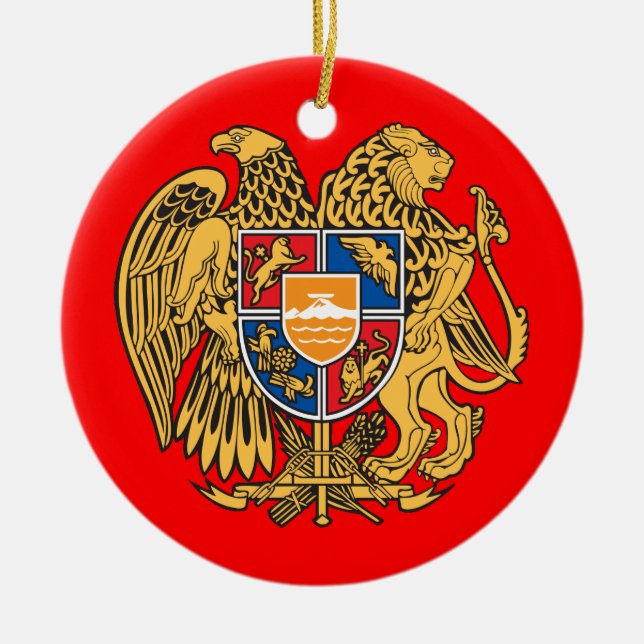 Ornamento da árvore de Natal de ARMENIA* (Frente)
