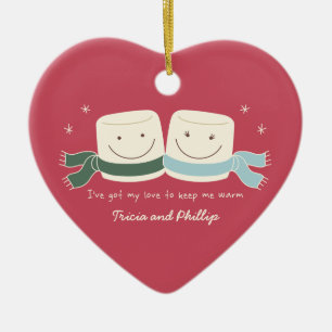 Ornamento da árvore de Natal do amor do