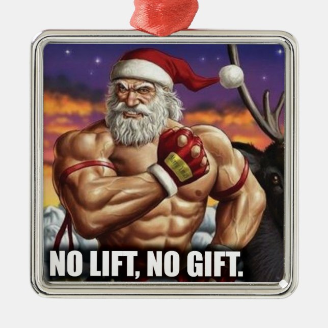 Ornamento da árvore de Natal - para Bodybuilding (Frente)