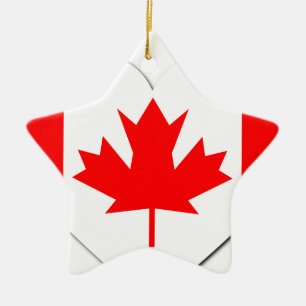 Ornamento da bandeira de Canadá