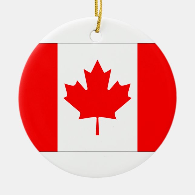 Ornamento da bandeira de Canadá (Frente)